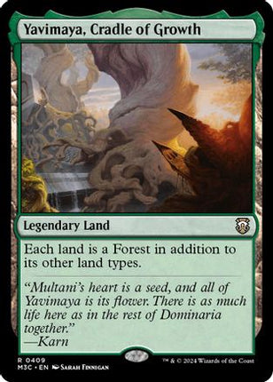 Yavimaya, Cradle of Growth (Ripple Foil) [Commander: Modern Horizons 3] Foil