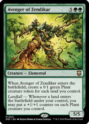 Avenger of Zendikar (Ripple Foil) [Commander: Modern Horizons 3] Foil