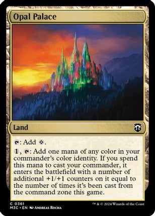 Opal Palace (Ripple Foil) [Commander: Modern Horizons 3] Foil