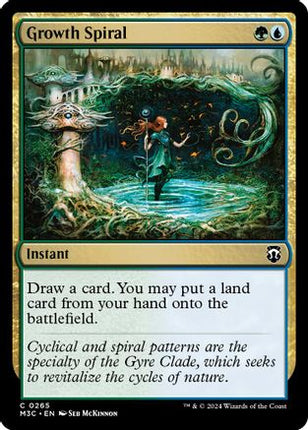 Growth Spiral (Ripple Foil) [Commander: Modern Horizons 3] Foil