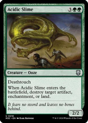 Acidic Slime (Ripple Foil) [Commander: Modern Horizons 3] Foil