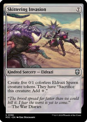 Skittering Invasion (Ripple Foil) [Commander: Modern Horizons 3] Foil