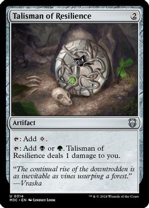 Talisman of Resilience (Ripple Foil) [Commander: Modern Horizons 3] Foil