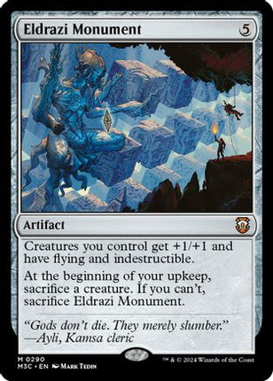 Eldrazi Monument (Ripple Foil) [Commander: Modern Horizons 3] Foil