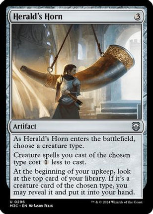 Herald's Horn (Ripple Foil) [Commander: Modern Horizons 3] Foil