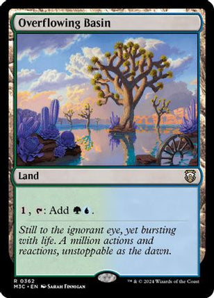Overflowing Basin (Ripple Foil) [Commander: Modern Horizons 3] Foil