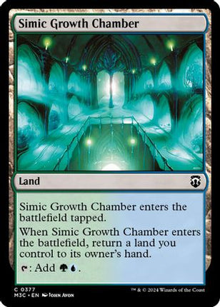 Simic Growth Chamber (Ripple Foil) [Commander: Modern Horizons 3] Foil