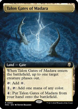 Talon Gates of Madara (Extended Art) (Ripple Foil) [Modern Horizons 3 Commander] Foil