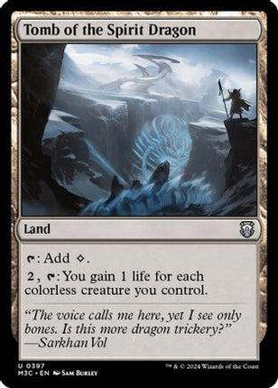 Tomb of the Spirit Dragon (Ripple Foil) [Commander: Modern Horizons 3] Foil