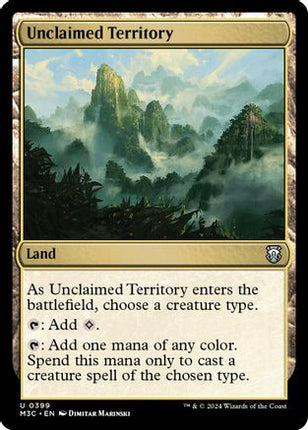 Unclaimed Territory (Ripple Foil) [Commander: Modern Horizons 3] Foil