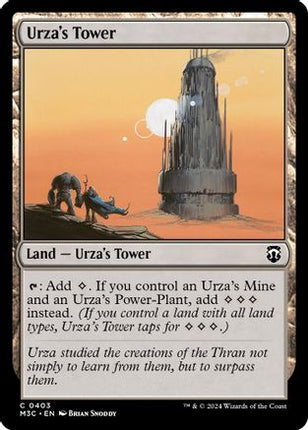 Urza's Tower (Ripple Foil) [Commander: Modern Horizons 3] Foil