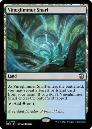 Vineglimmer Snarl (Ripple Foil) [Commander: Modern Horizons 3] Foil
