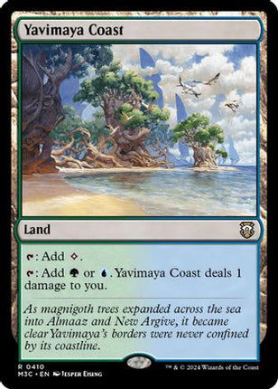 Yavimaya Coast (Ripple Foil) [Commander: Modern Horizons 3] Foil
