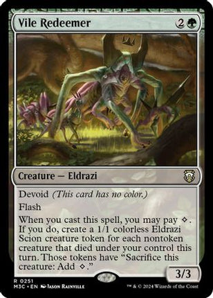 Vile Redeemer (Ripple Foil) [Commander: Modern Horizons 3] Foil