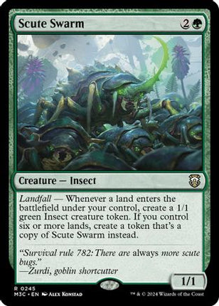 Scute Swarm (Ripple Foil) [Commander: Modern Horizons 3] Foil
