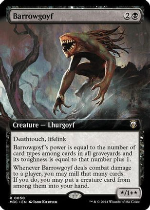 Barrowgoyf (Extended Art) (Ripple Foil) [Modern Horizons 3 Commander] Foil