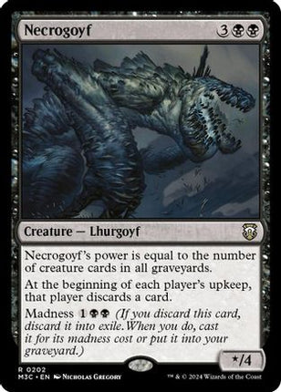 Necrogoyf (Ripple Foil) [Commander: Modern Horizons 3] Foil