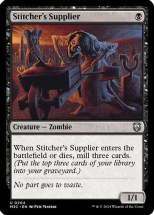 Stitcher's Supplier (Ripple Foil) [Commander: Modern Horizons 3] Foil