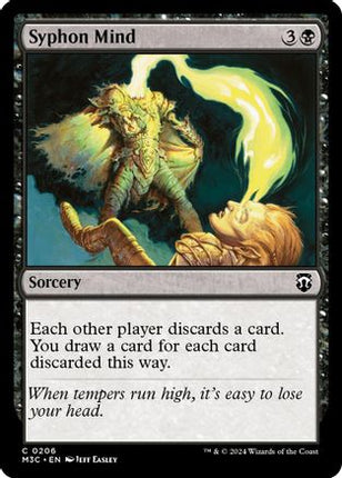 Syphon Mind (Ripple Foil) [Commander: Modern Horizons 3] Foil