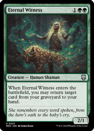 Eternal Witness (Ripple Foil) [Commander: Modern Horizons 3] Foil