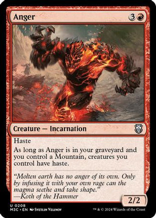 Anger (Ripple Foil) [Commander: Modern Horizons 3] Foil