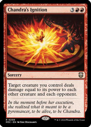 Chandra's Ignition (Ripple Foil) [Commander: Modern Horizons 3] Foil