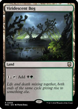 Viridescent Bog (Ripple Foil) [Commander: Modern Horizons 3] Foil