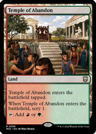 Temple of Abandon (Ripple Foil) [Commander: Modern Horizons 3] Foil