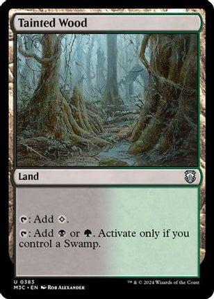 Tainted Wood (Ripple Foil) [Commander: Modern Horizons 3] Foil
