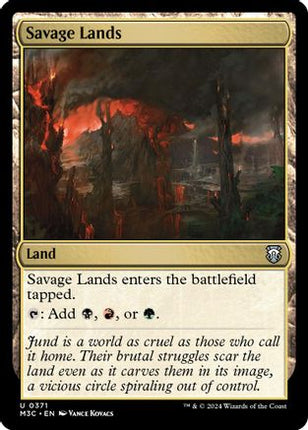 Savage Lands (Ripple Foil) [Commander: Modern Horizons 3] Foil