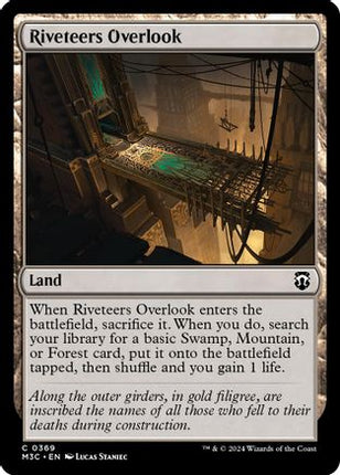 Riveteers Overlook (Ripple Foil) [Commander: Modern Horizons 3] Foil