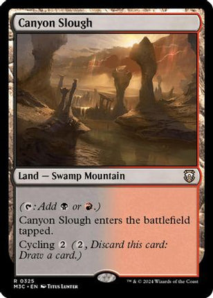 Canyon Slough (Ripple Foil) [Commander: Modern Horizons 3] Foil