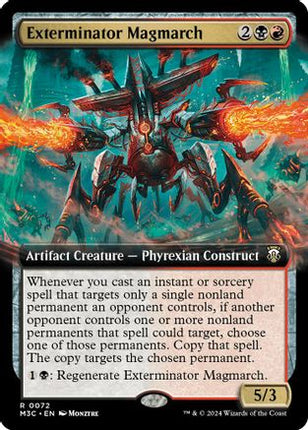 Exterminator Magmarch (Extended Art) (Ripple Foil) [Commander: Modern Horizons 3] Foil