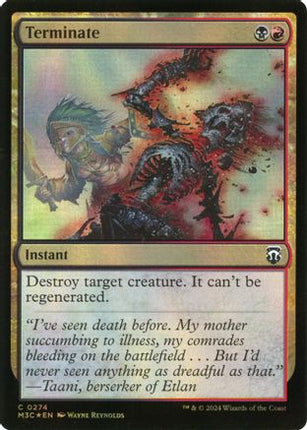 Terminate (Ripple Foil) [Commander: Modern Horizons 3] Foil