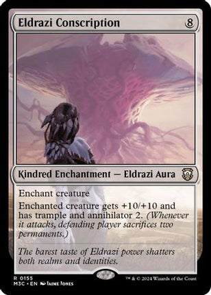 Eldrazi Conscription (Ripple Foil) [Commander: Modern Horizons 3] Foil