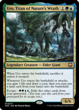 Uro, Titan of Nature's Wrath (Ripple Foil) [Commander: Modern Horizons 3] Foil