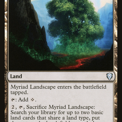 Myriad Landscape [Commander Legends] Foil