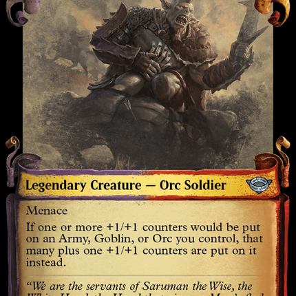 Mauhúr, Uruk-hai Captain (Showcase) [The Lord of the Rings: Tales of Middle-earth]