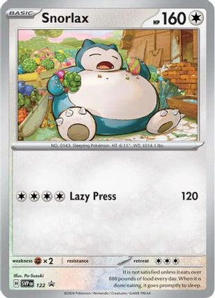 Snorlax - 122 - 122/null [SV: Scarlet & Violet Promo Cards] Holofoil