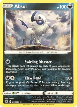 Absol - 097/189 (Cosmos Holo) [Miscellaneous Cards & Products] Holofoil