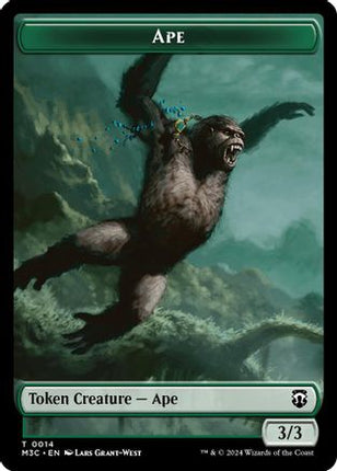 Ape // Plant Double-Sided Token [Commander: Modern Horizons 3]