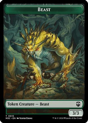 Beast (0015) // Insect (0025) Double-Sided Token [Commander: Modern Horizons 3]
