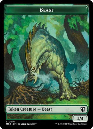 Beast (0016) // Copy Double-Sided Token [Commander: Modern Horizons 3]