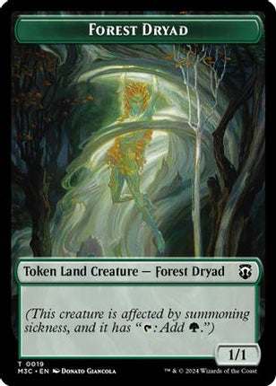 Forest Dryad // Boar Double-Sided Token [Commander: Modern Horizons 3]