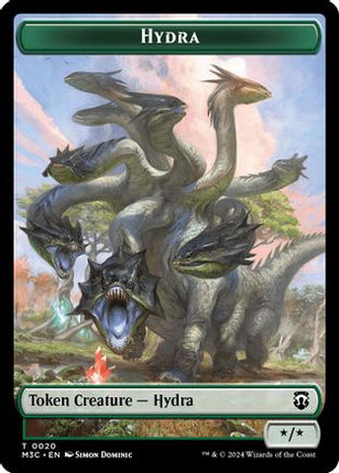 Hydra // Boar Double-Sided Token [Commander: Modern Horizons 3]