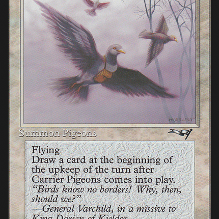 Carrier Pigeons [Alliances]