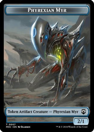 Phyrexian Myr // Servo Double-Sided Token [Commander: Modern Horizons 3]