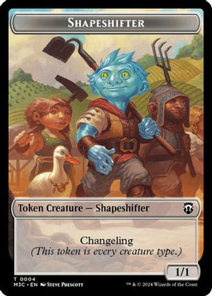 Shapeshifter (0004) // Copy Double-Sided Token [Commander: Modern Horizons 3]