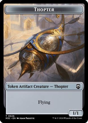 Thopter // Copy Double-Sided Token [Commander: Modern Horizons 3]