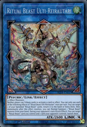 Ritual Beast Ulti-Reirautari (Secret Rare) [BLTR-EN019] 1st Edition
